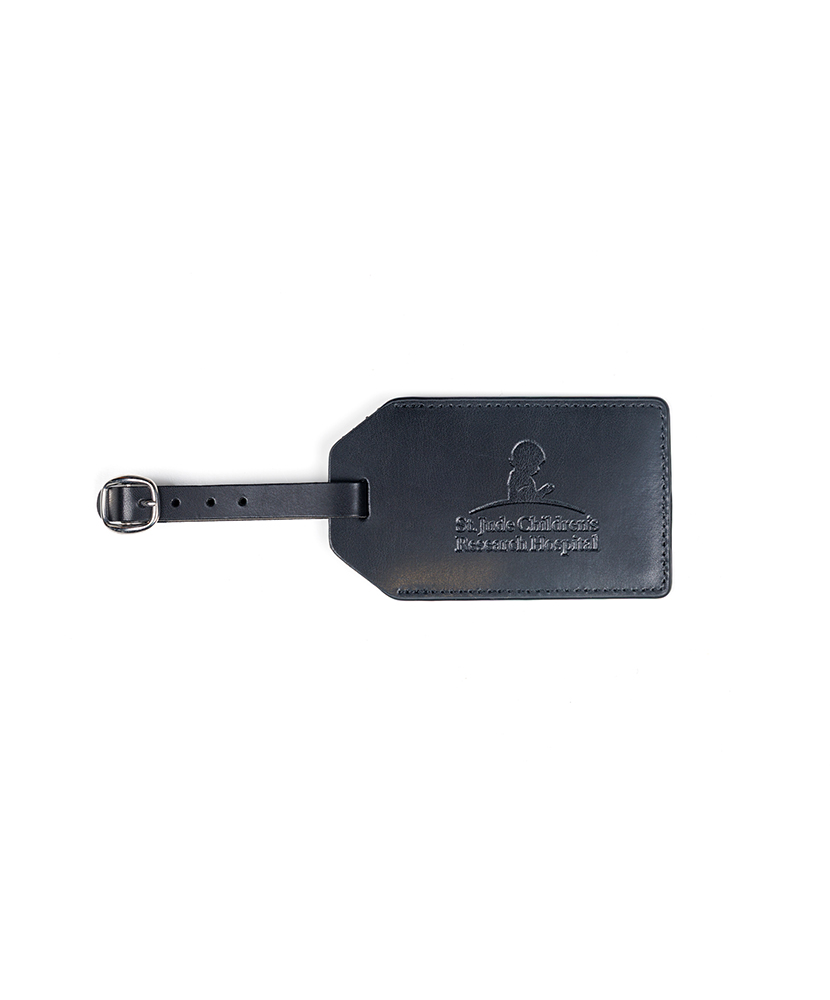 Primary image St. Jude Leather Luggage Tag - Black